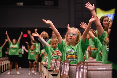 Kids at Jungle Journey VBS