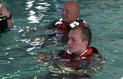 Firefighter Training At Westlake Aquatic Center