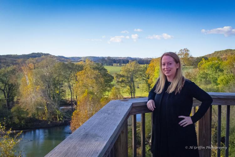 Owner Gail Griswold at Shawnee Bluff Winery on the Niangua