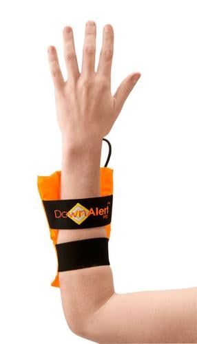 DownAlert PSD® Keeps A Low-Profile On The Forearm, But Makes Skiers Visible In The Water