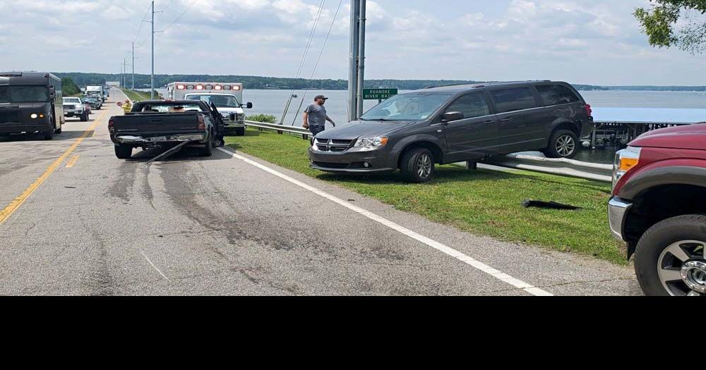 2 vehicles collide at Eaton Ferry Bridge News lakegastongazette