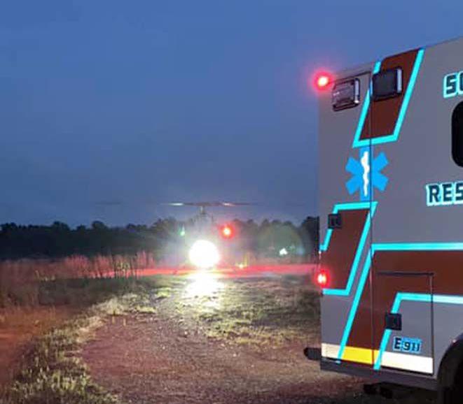 Man airlifted out of Bracey after tube crash News lakegastongazette