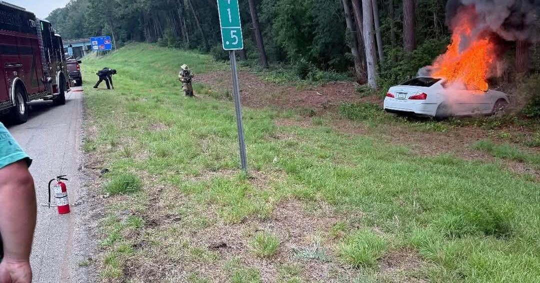 Vehicle pursuit of wanted person leads to an arrest