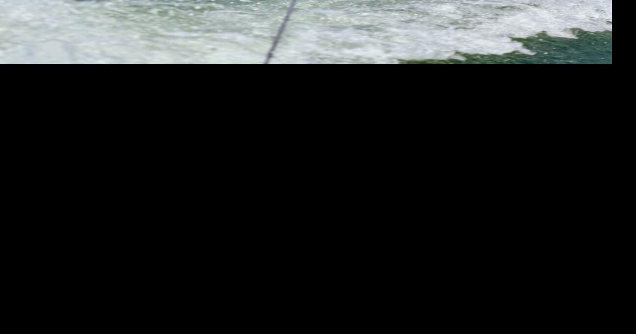Peace visits from England to waterski on Lake Gaston