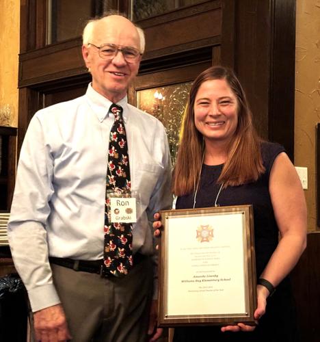 Amanda Lisenby honored by Geneva Lake VFW Post 2373