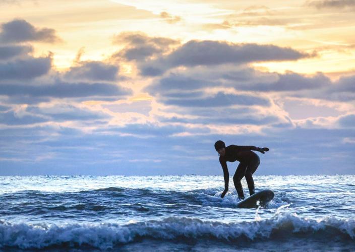 Lake Michigan Surfing