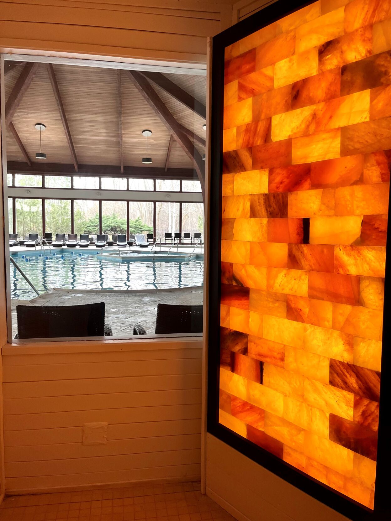 The Abbey's salt room