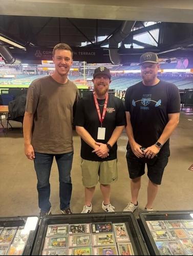 Jacob Misiorowski, Will Robeson and Jared Koenig share an interest in trading sports and Pokemon cards.