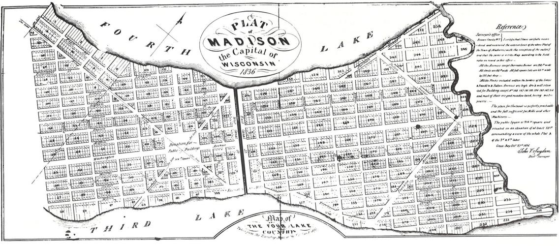 Plat of Madison 1836