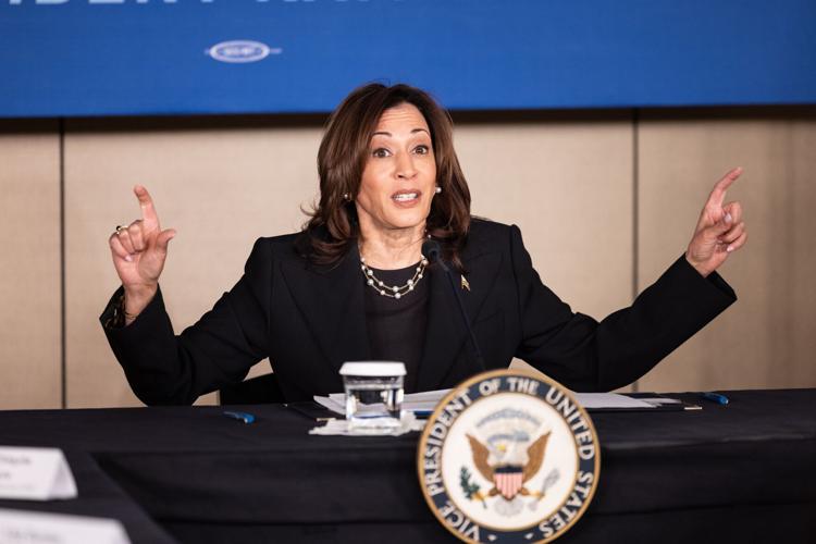 Vice President Kamala Harris visits La Crosse nursing home workers