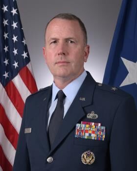 Brig. Gen. David W. May, interim adjutant general, Wisconsin Air National Guard