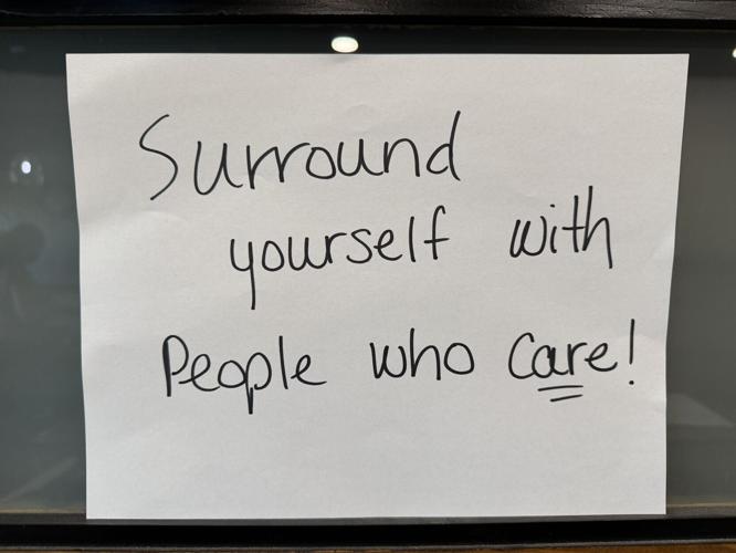 Jesse Walz handwritten advice