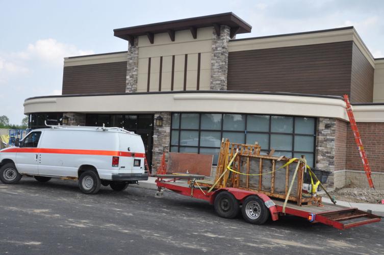 Exterior work to the soon-to-be Emagine Geneva Lakes theater