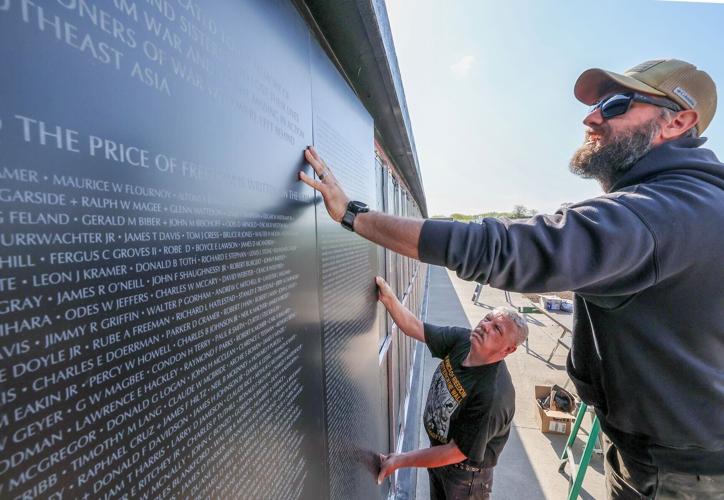 Vietnam Veterans Memorial Wall in Watertown 1
