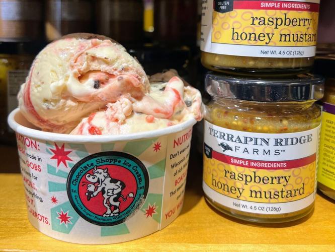 Mustard ice cream