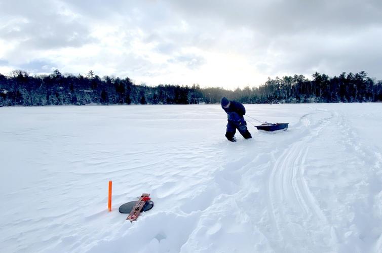 Winter has arrived in northern Wisconsin