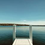 Resort deck May 13, 2021: Fresh spring day on Lake Geneva