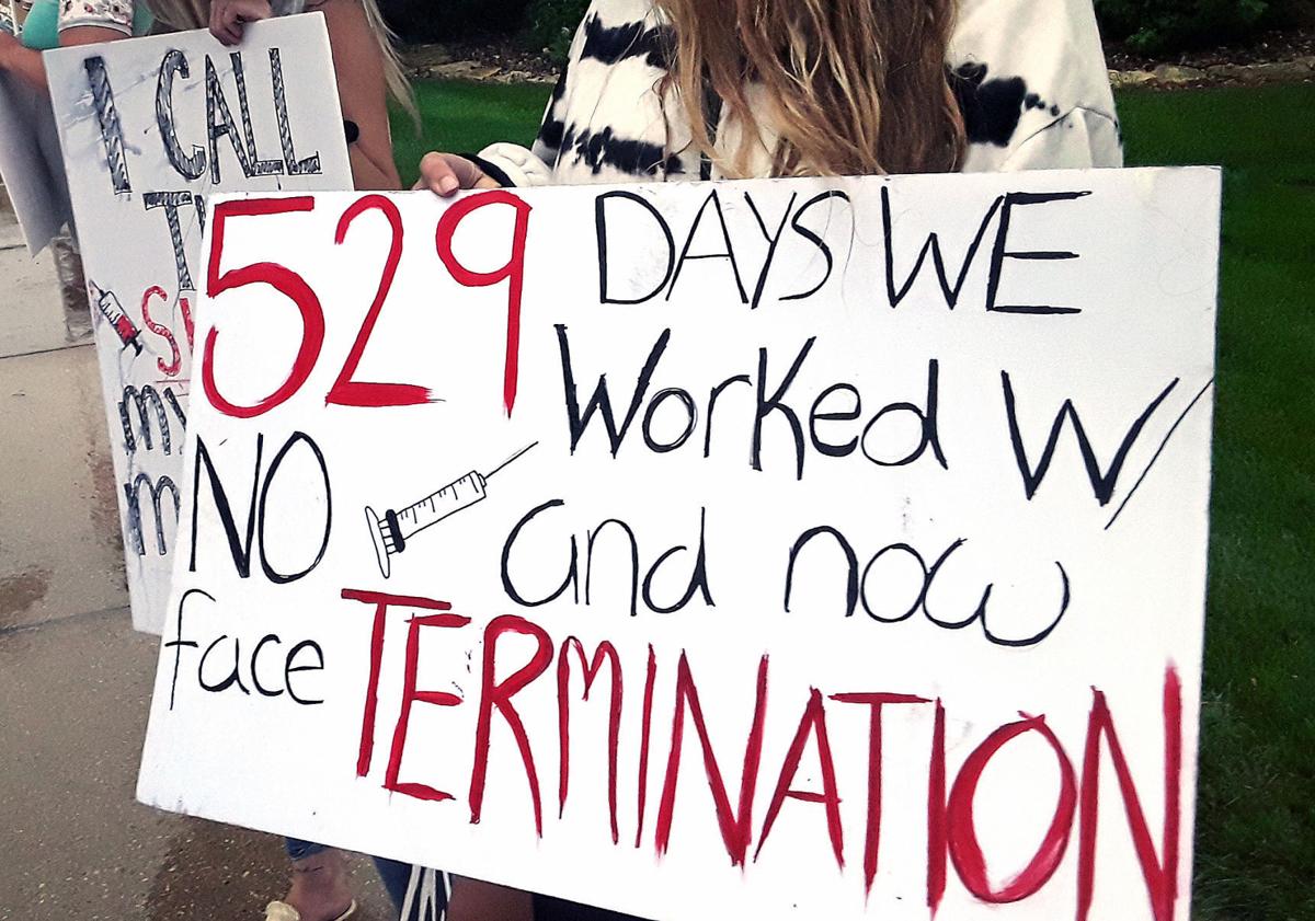 Vaccine mandate protest