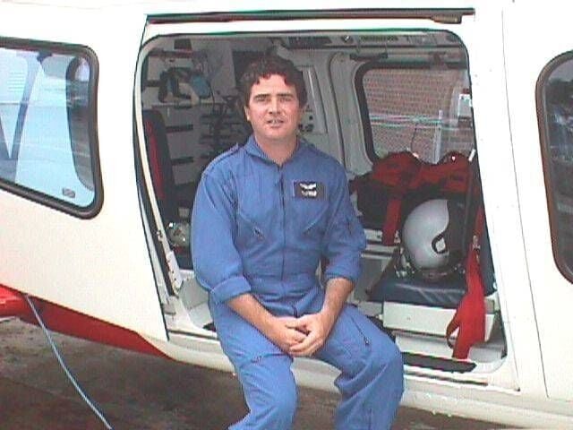 UW Health Med Flight doctor Mike Abernethy in the early 2000s.
