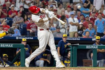 Brewers Phillies Baseball