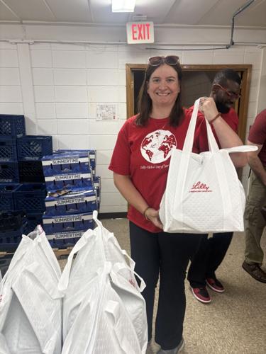 Eli Lilly employees volunteer at Salvation Army