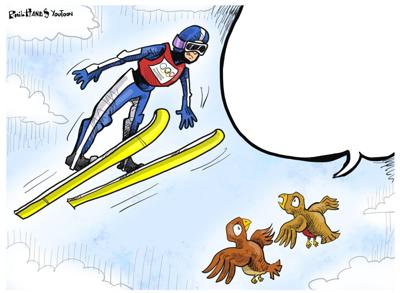 Ski Jumping You Toon