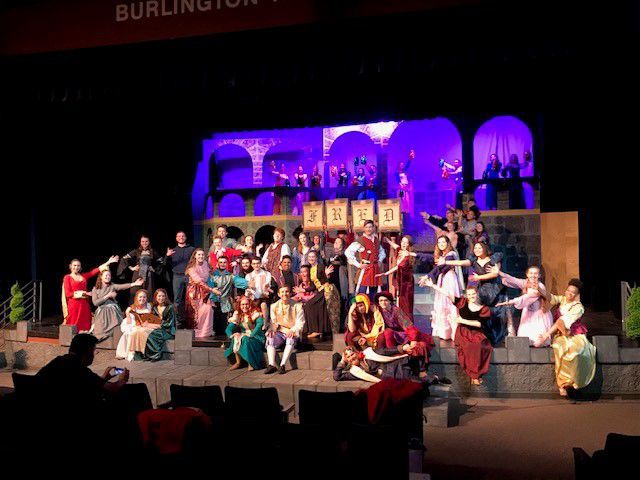 Burlington High School cast