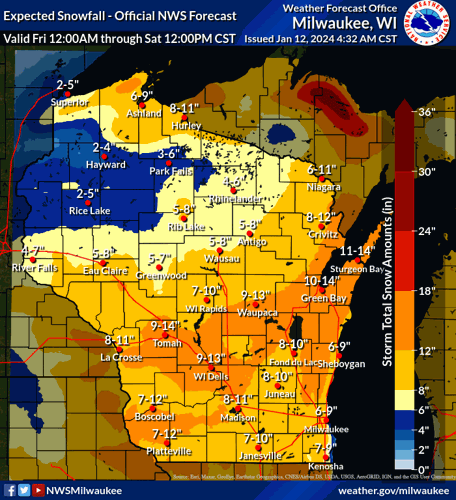 Expected snow totals Wisconsin 1-12-24 to 1-13-24.png