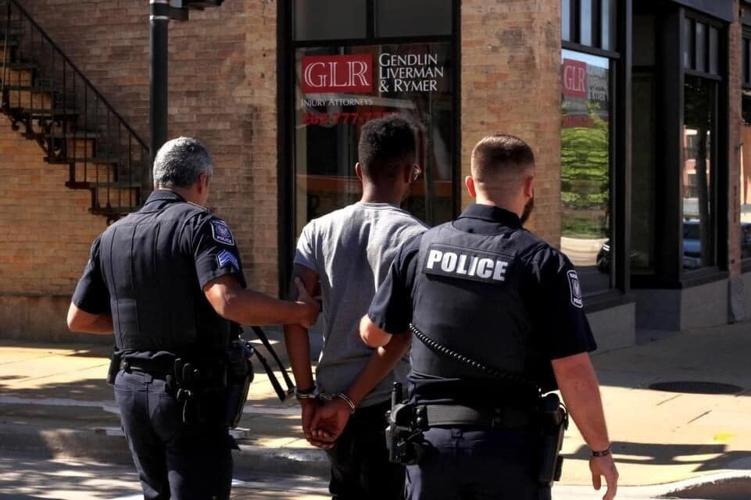 Kejuan Goldsmith led away