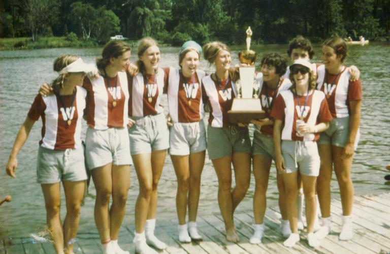 Wisconsin 1975 women's rowing champions