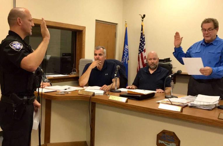 Eric Anderson swearing-in ceremony