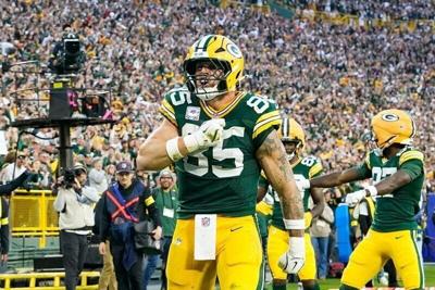 Packers tight end Tucker Kraft