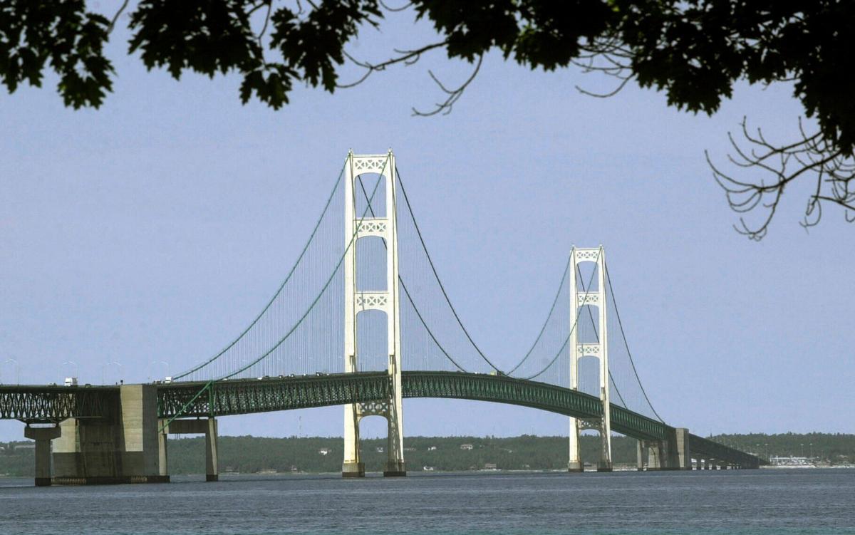 Straits of Mackinac Bridge, AP generic file photo