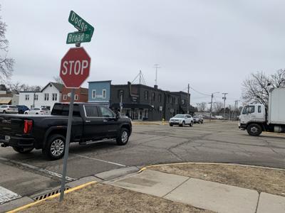 Lake Geneva officials are considering establishing a four-way stop at the intersection of Broad Street and Dodge Street