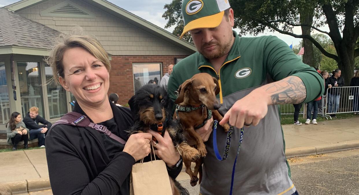 Doxies at Oktoberfest