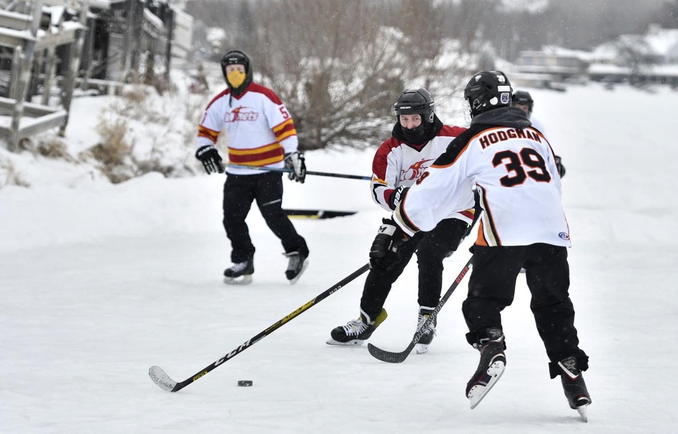 WATCH NOW Twin Lakes Winterfest Pond Hockey Tournament Local News