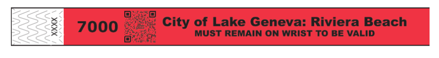 Lake Geneva is considering incorporating a QR code on Riviera Beach daily wristband passes where beach attendees can access information about local businesses (copy)