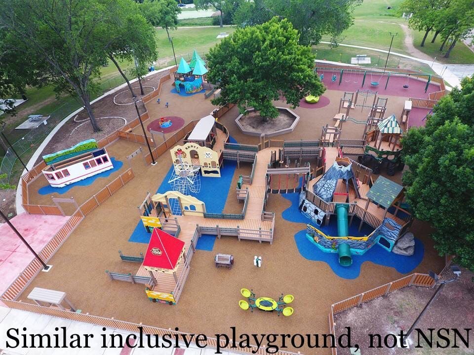 Rendering of proposed playground