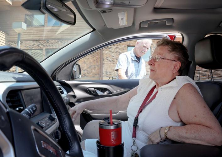 Arlene and Dave with vehicle
