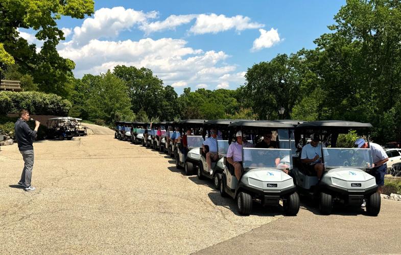 Geneva Lake West Rotary Club fundraising 2024 golf outing and dinner at Abbey Springs Country Club, Fontana