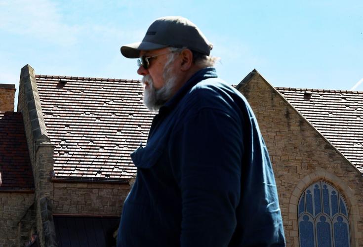 St. Bernard Catholic Church hail damage 1