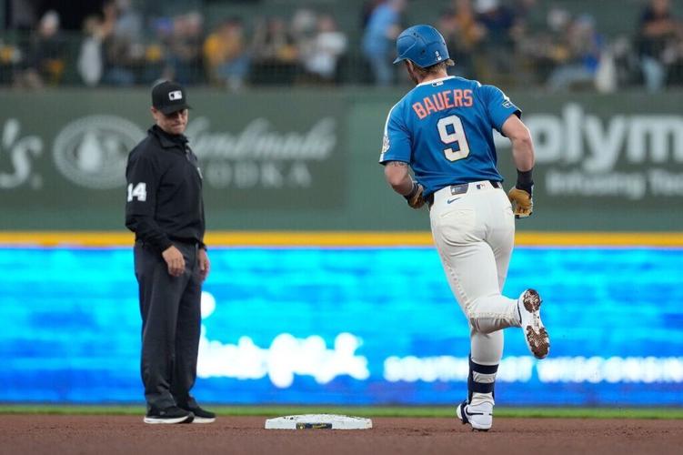 Nationals Brewers Baseball