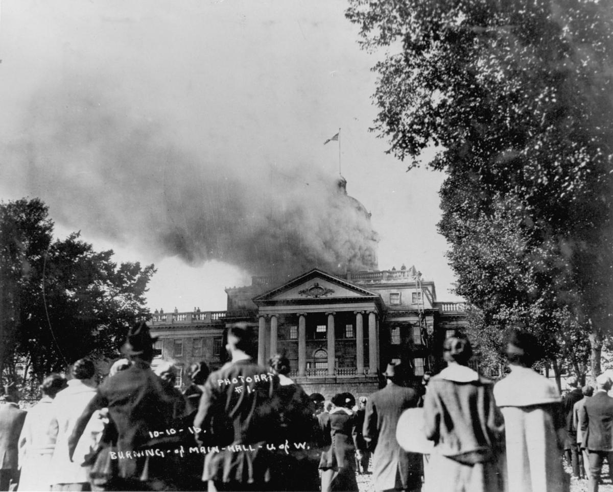 Bascom Hall fire