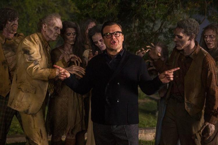 Jack Black stars as a fictional version of R.L. Stine in the "Goosebumps" movie.