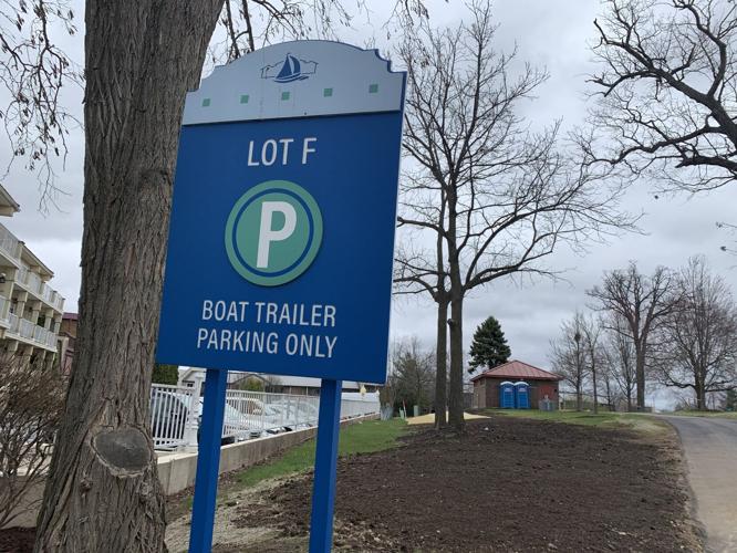 Parking Lot "F" currently is only available for boat trailer parking, but city officials are considering striping the lot to make it available for all motor vehicle parking