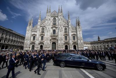 APTOPIX Italy Berlusconi Funeral