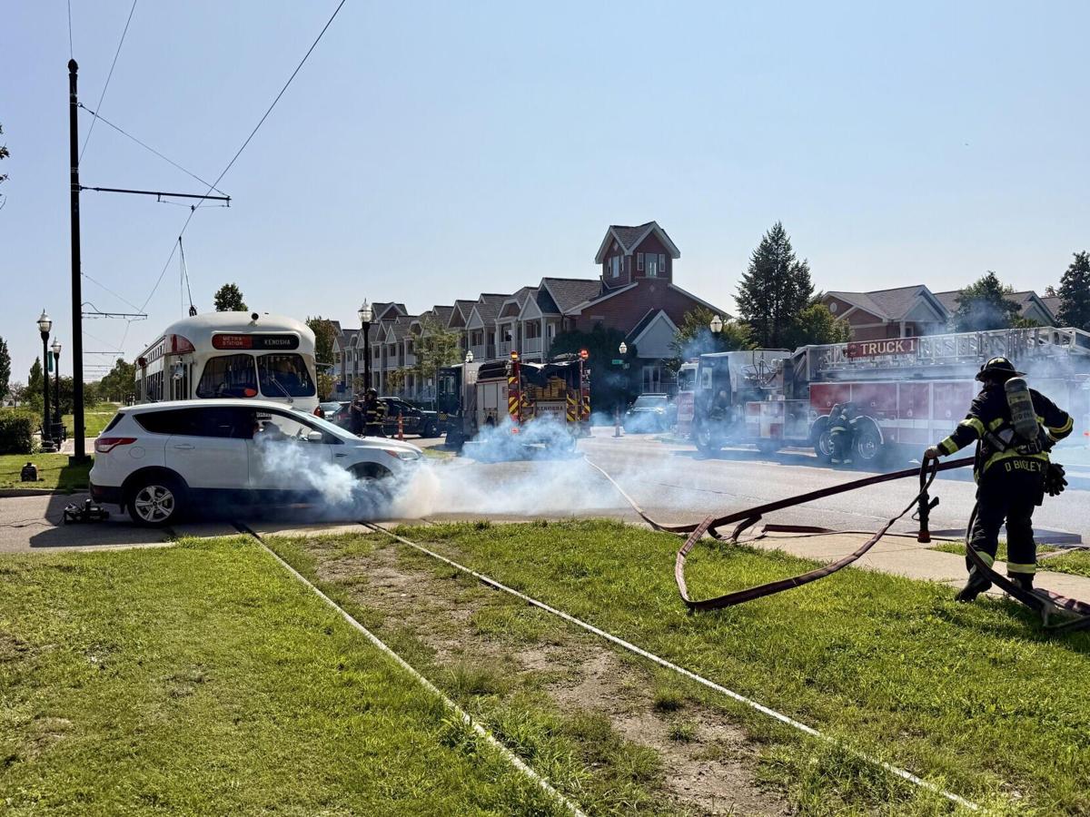 Kenosha mock streetcar accident training exercise