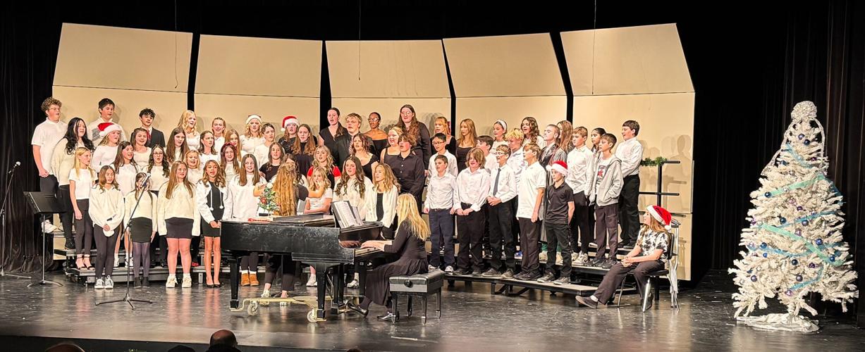 All-choirs finale to Williams Bay High School's Dec. 12 "The Merriest Noel" holiday concert