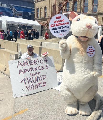 Protesters at the RNC