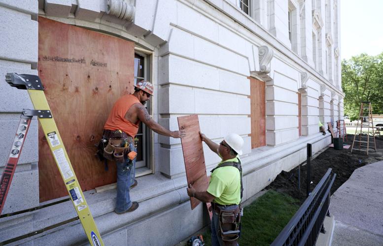 Capitol damage